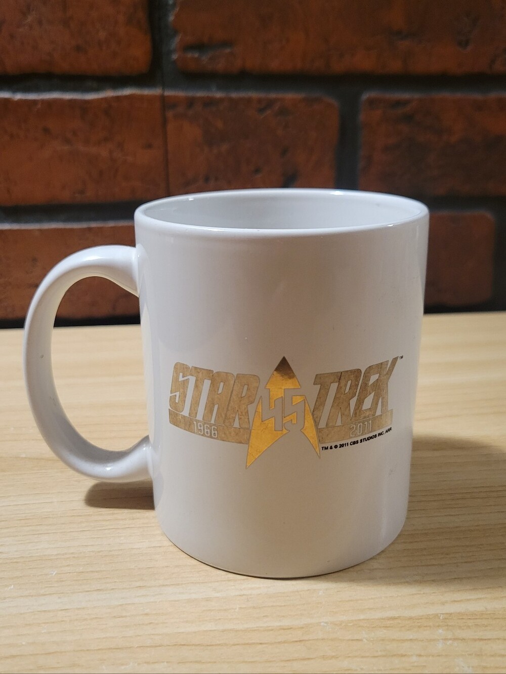 Star Trek 45th Anniversary 2011 Coffee Mug